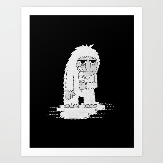 global warming Art Print