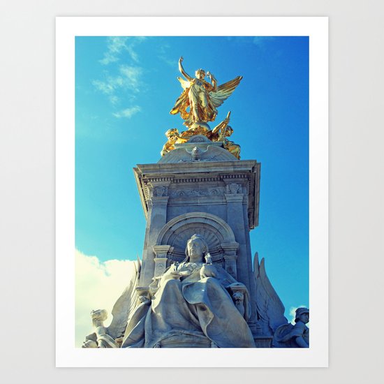 Victoria Memorial, London Art Print