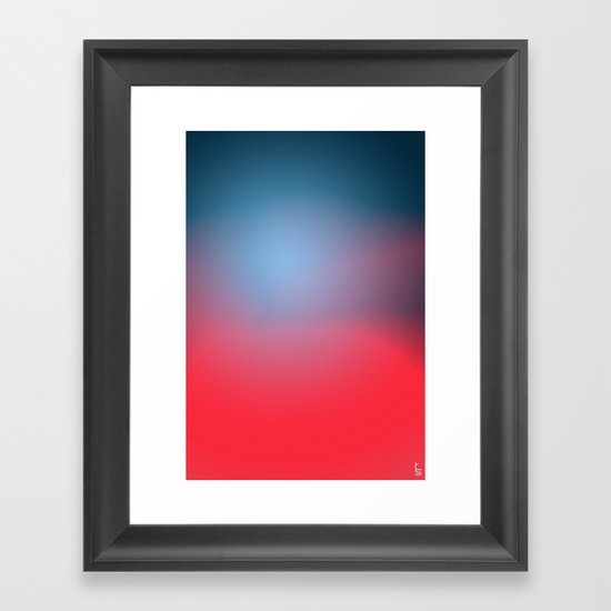 Soft Horizon Framed Art Print