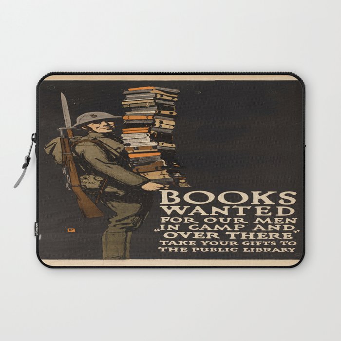 Vintage poster - Books Wanted Laptop Sleeve