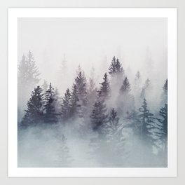 Winter Wonderland - Stormy weather Art Print
