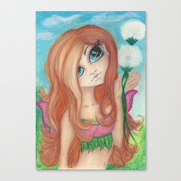 Dandilion Fairy Canvas Print