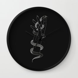 Daydream - Snake Illustration Wall Clock