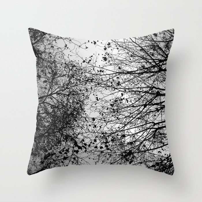 Branches & Leaves Throw Pillow