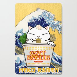 Cat in Cup Noodle Neko Ramen Cutting Board