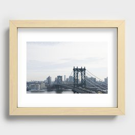 Manhattan Bridge Recessed Framed Print