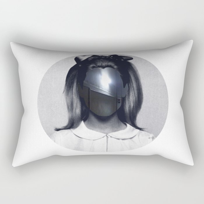Fear collage Rectangular Pillow