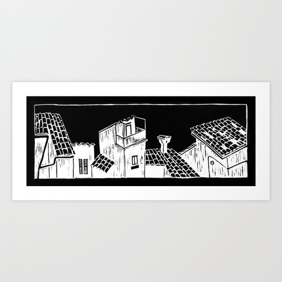 houses Art Print