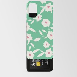 white daisy flower print Android Card Case