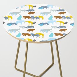 Animals,forest,Scandinavian style art Side Table