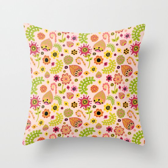 Citrus Crush Throw Pillow