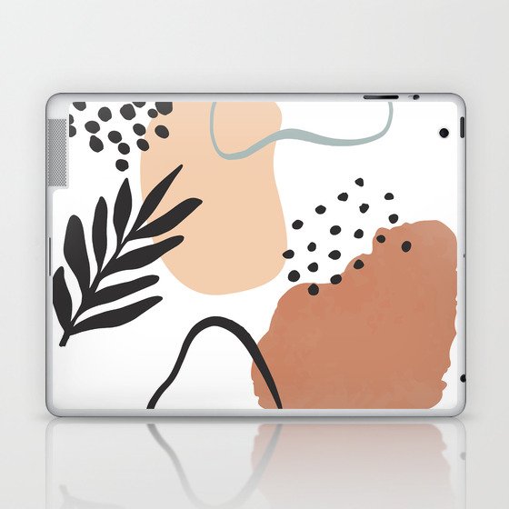 Minimalist abstract nature art shapes  Laptop & iPad Skin