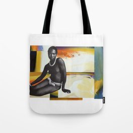 Woman In Color Tote Bag
