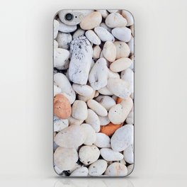 Zen White Beach Pebbles iPhone Skin
