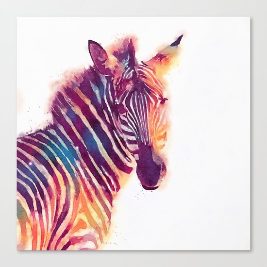 The Aesthetic - Zebra Canvas Print