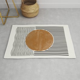 Abstract Modern Poster Rug