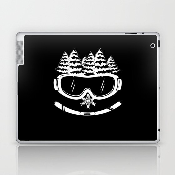Snowboard Ski Goggles Snowboarder Winter Laptop & iPad Skin