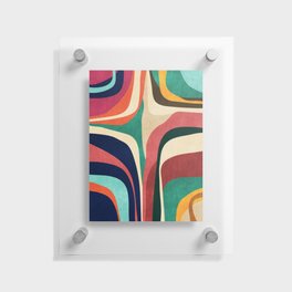 Impossible contour map Floating Acrylic Print