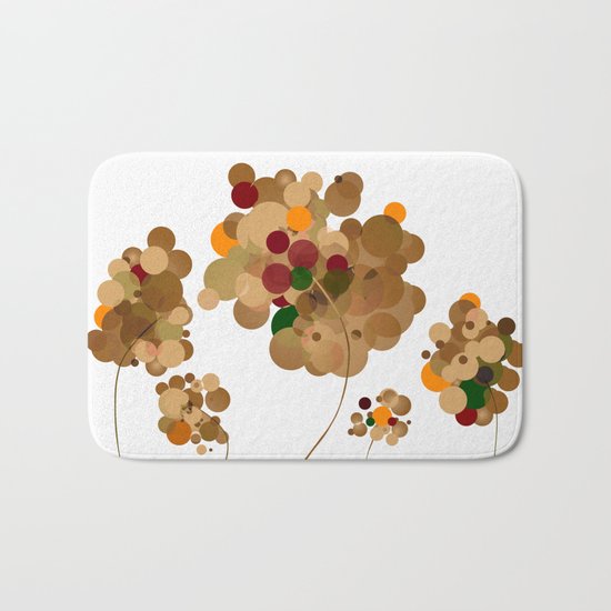 Abstract Trees Bath Mat
