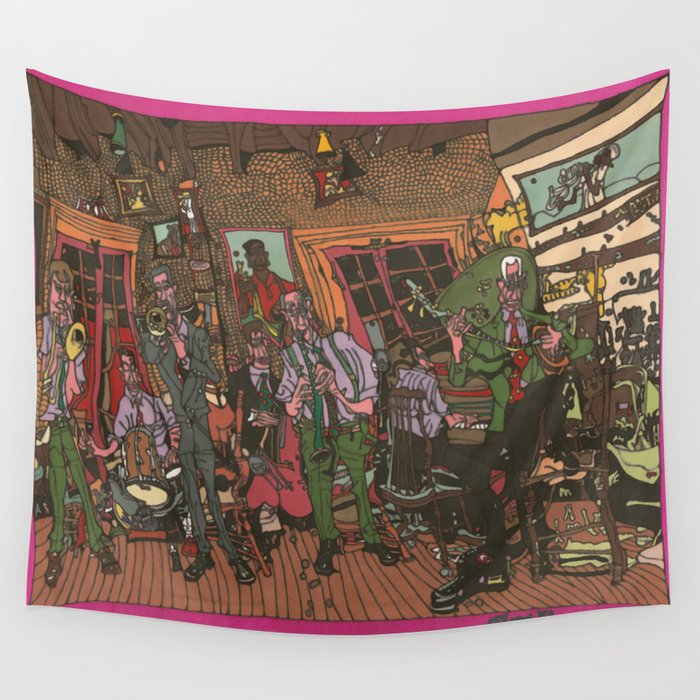 Preservation Hall Jazz Band Wall Tapestry
