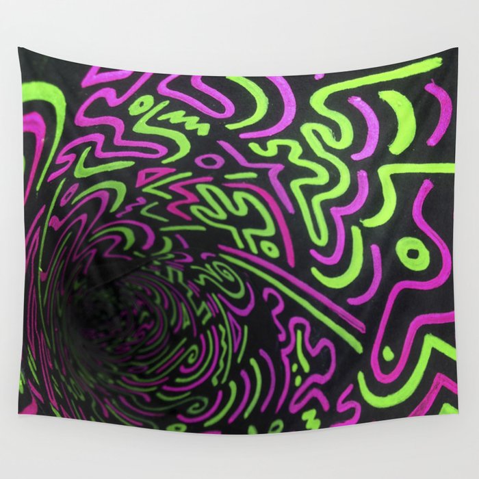 Reality Tunnel Wall Tapestry