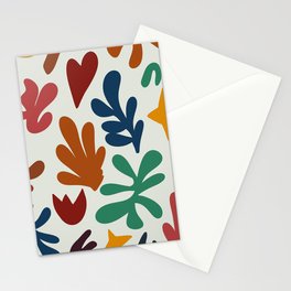 Matisse cutouts colorful Stationery Card
