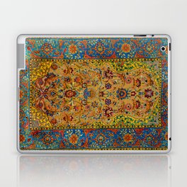 Hereke Vintage Persian Silk Rug Print Laptop Skin