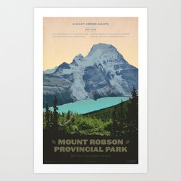 Mount Robson Provincial Park Art Print