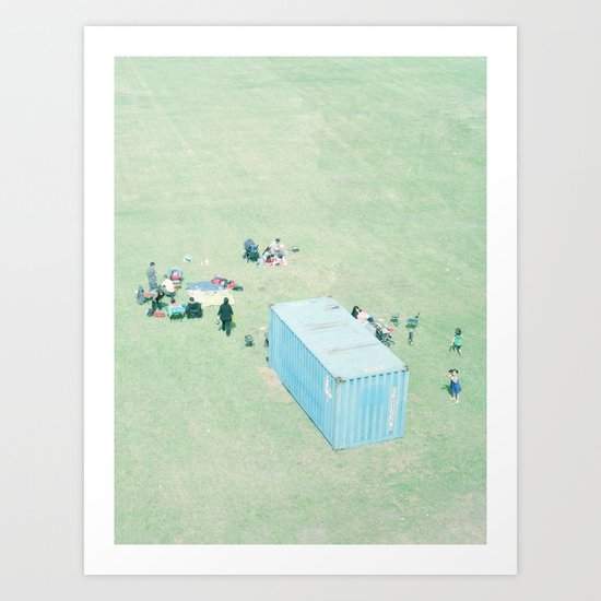 Public Viewing Art Print