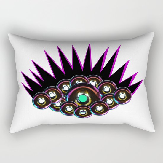Donut Eyes Rectangular Pillow