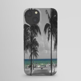 Miami Beach Florida Ocean photography iPhone Case