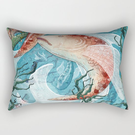 River Ramblers Rectangular Pillow