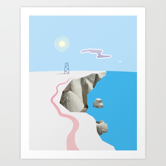 White Silence Art Print