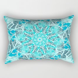 Antique Galactic Turquoise Lace  Rectangular Pillow