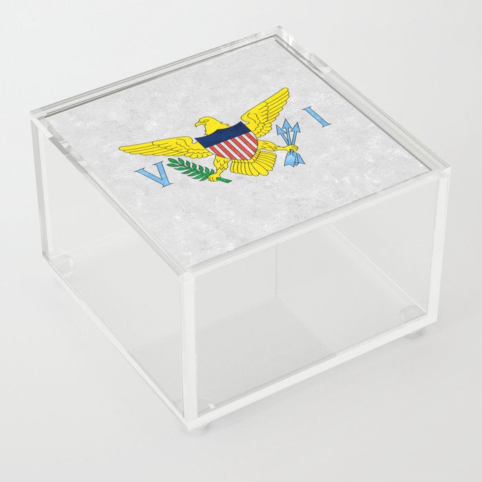 Flag of The US Virgin Islands Acrylic Box
