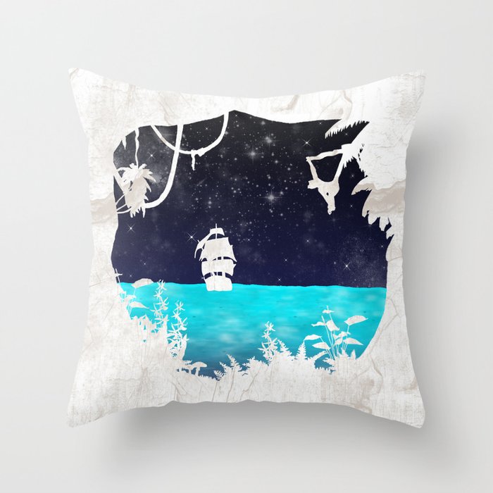 Discover the Jungle Throw Pillow
