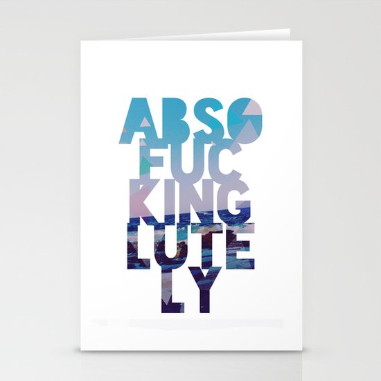 Abso....lutely! II Stationery Cards