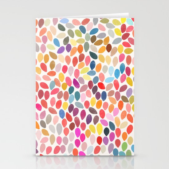 rain 3 sq Stationery Cards