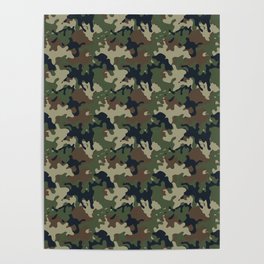 Abstract camo pattern  Poster