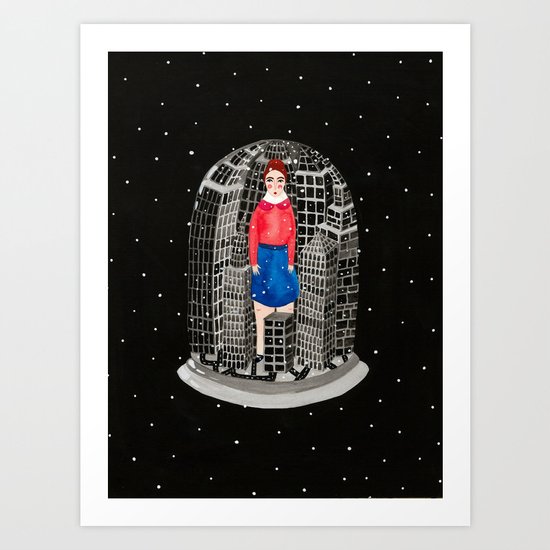 Snowglobe Art Print
