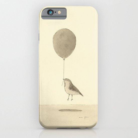 bird with a balloon iPhone & iPod Case