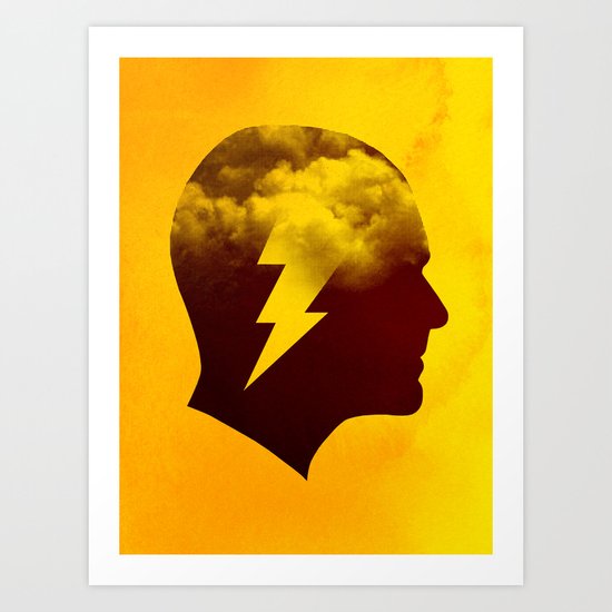 Brainstorm Art Print