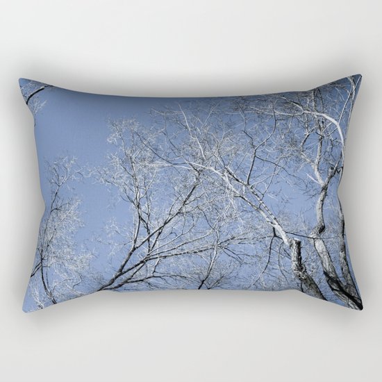 Landscape in the winter - 2 Rectangular Pillow