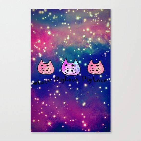 Pig-293 Canvas Print