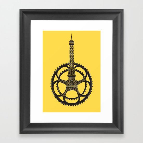 Le Tour de France Framed Art Print