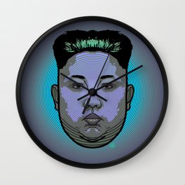 Kim Jong Un Dictator Do (series green1) Wall Clock
