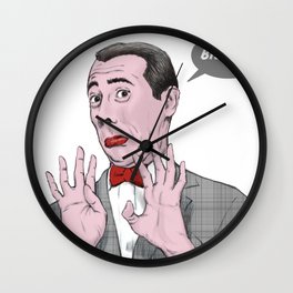 Pee Wee Herman #1 Wall Clock