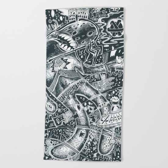 void party Beach Towel