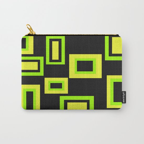 Abstract squares Carry-All Pouch
