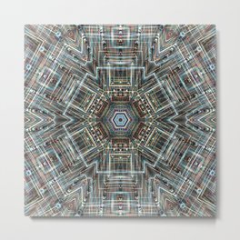 Digital Meditation 5 Metal Print | Godparticle, Geometric, Visionary, Mandala, Digital, Hadroncollider, Pattern, Fractal, Painting, Kaleidoscope 
